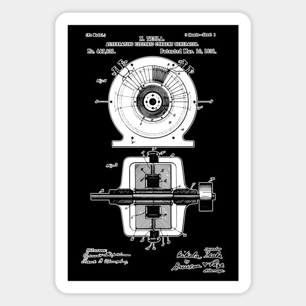 Teslas Alternating Electric Generator Magnet by euglenii